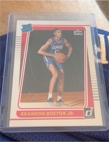 2021-22 Donruss #239 Brandon Boston Jr. — front