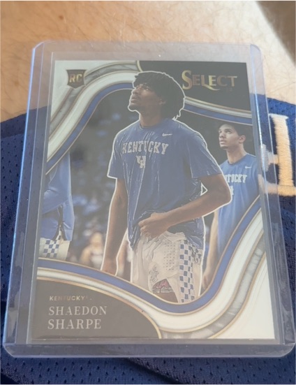 2022-23 Panini Chronicles Select Draft Picks #8 Shaedon Sharpe — front