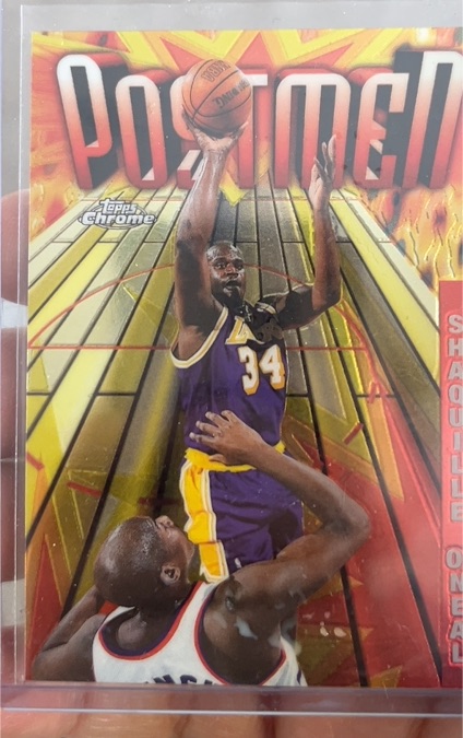 1998-99 Topps Chrome #SB21 Shaquille O'Neal Postmen — front