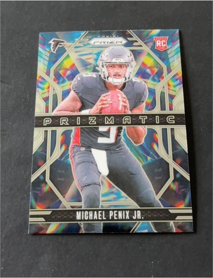 2024 Panini Prizm #10 Michael Penix Jr. Prizmatic Rookie Card — front