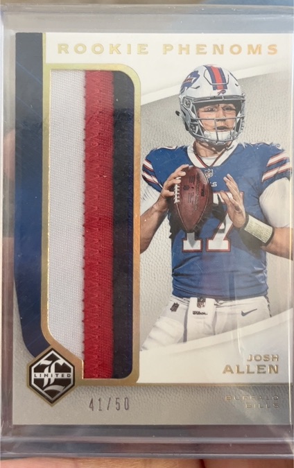 2023 Panini Limited Rookie Phenoms Josh Allen — front