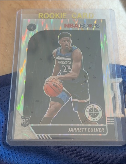 2019-20 Panini NBA Hoops Premium Stock #203 Jarrett Culver — front