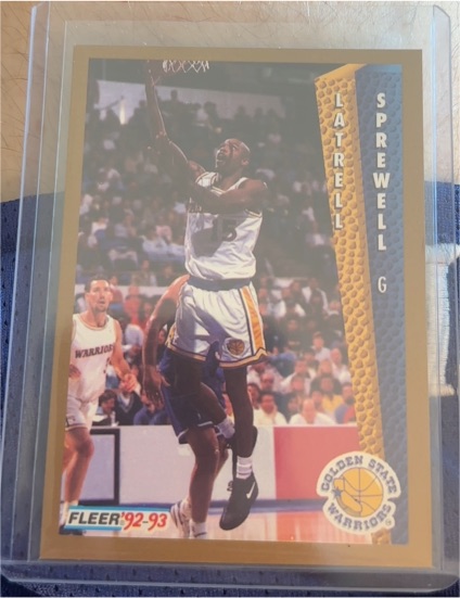 1992-93 Fleer #343 Latrell Sprewell — front