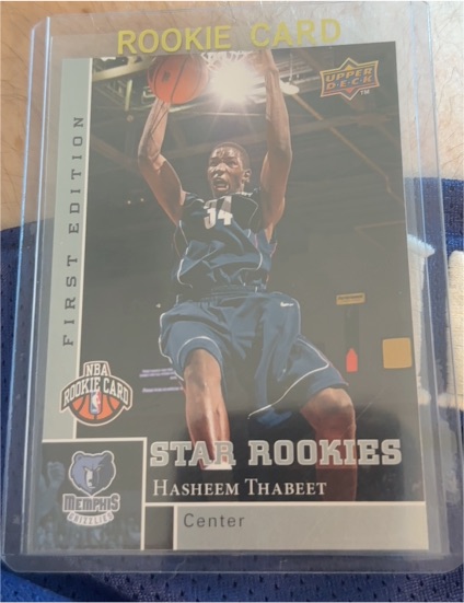 2009-10 Upper Deck First Edition #187 Hasheem Thabeet — front