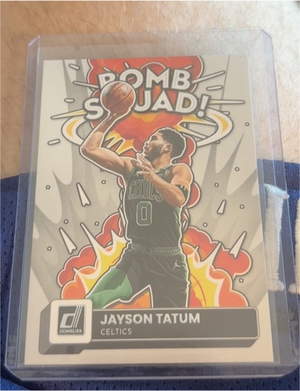 2022-23 Donruss #14 Jayson Tatum Bomb Squad — front