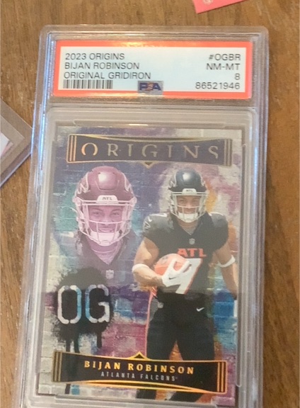2023 Panini Origins Original Gridiron #OGBR Bijan Robinson — front