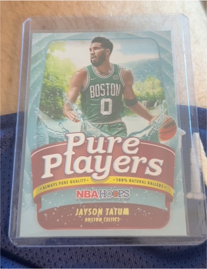2022-23 Panini NBA Hoops #9 Jayson Tatum Pure Players — front