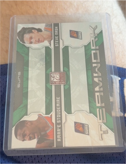 2009-10 Donruss Elite Teamwork Amare Stoudemire Steve Nash — front