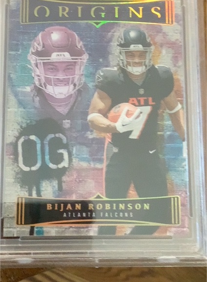 2023 Panini Origins #OG-BR Bijan Robinson — front