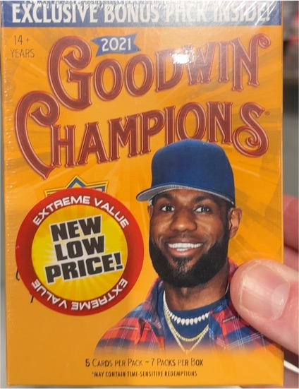 2021 Upper Deck Goodwin Champions Blaster Box — front