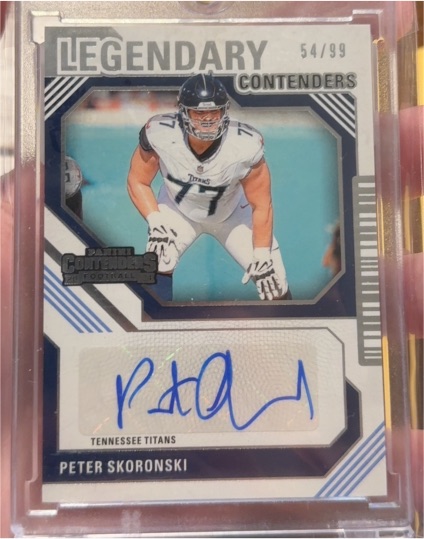 2024 Panini Contenders Legendary Contenders #54 Peter Skoronski — front