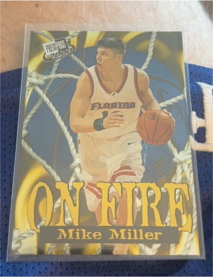 2000 Press Pass On Fire #OF1 Mike Miller — front