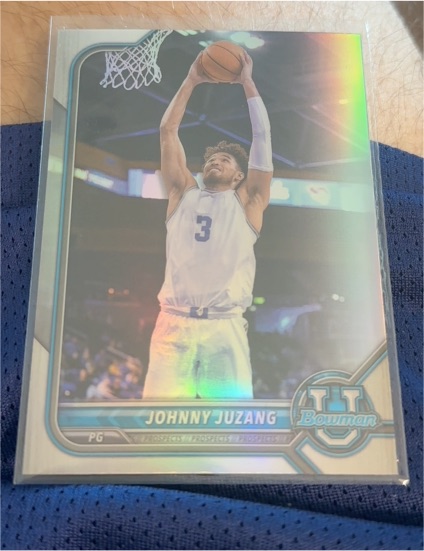 2022 Bowman University #97 Johnny Juzang — front
