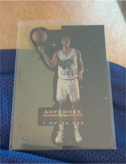 1993 Classic Draft Picks Acetate Draft Stars #TS Anfernee Hardaway — front