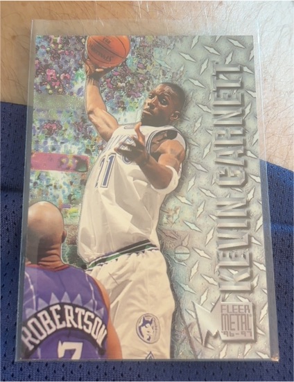 1996-97 Fleer Metal #58 Kevin Garnett — front