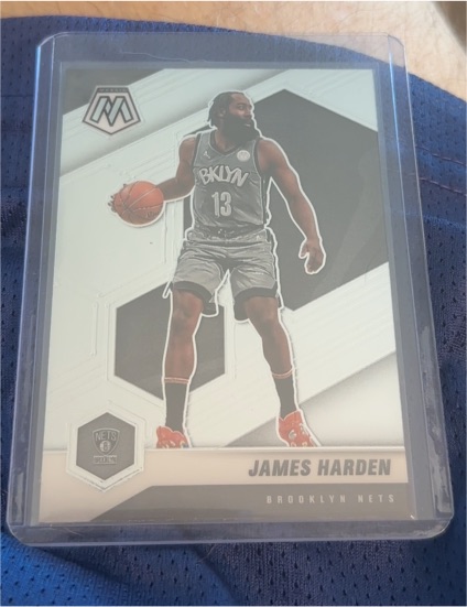 2020-21 Panini Mosaic #173 James Harden — front