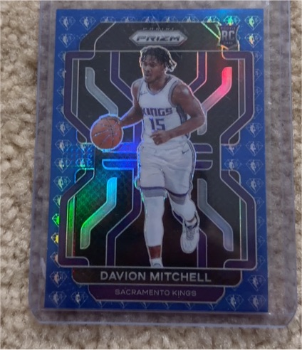 2021-22 Panini Prizm #312 Davion Mitchell — front