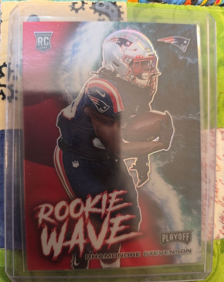 2021 Panini Playoff Rookie Wave #RW-RST Rhamondre Stevenson — front