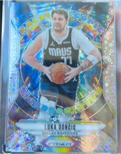 2024-25 Panini Prizm #14 Luka Dončić Kaleidoscopic — front