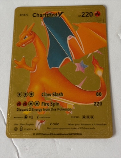 2022 Fan Art Charizard V #079 — front
