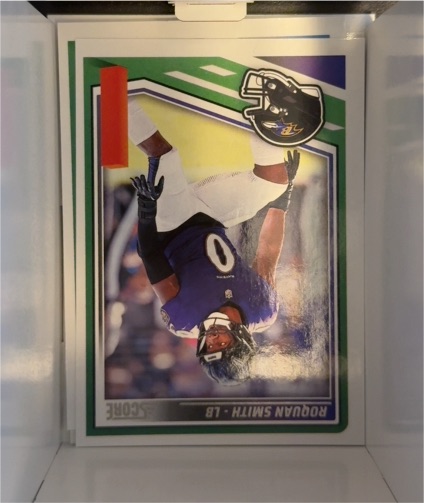 2025 Score #10 Roquan Smith Baltimore Ravens — front