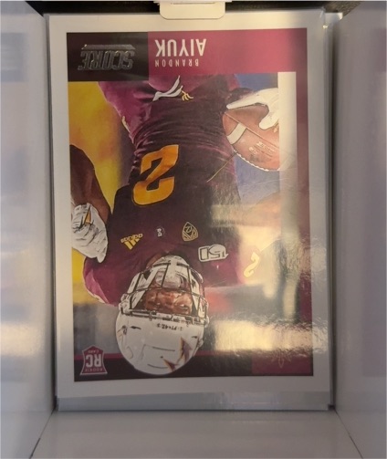 2020 Score Brandon Aiyuk Rookie Card — front