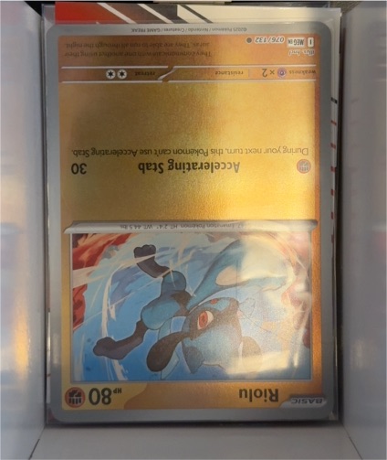 2023 Pokemon Scarlet & Violet 076/132 Riolu Mega Evolution — front