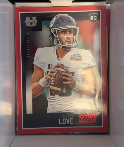 2020 Panini Score #361 Jordan Love — front