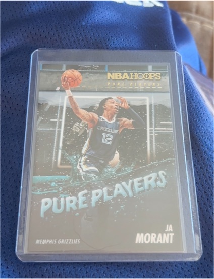 2023-24 Panini NBA Hoops #2 Ja Morant Pure Players — front