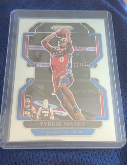 2021-22 Panini Prizm #28 Tyrese Maxey — front