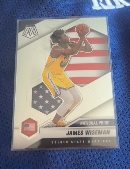 2020-21 Panini Mosaic #260 James Wiseman National Pride — front