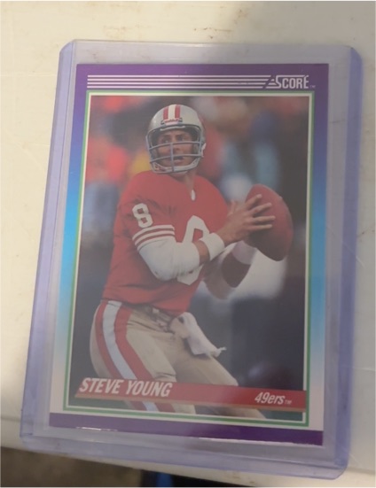 1990 Score #145 Steve Young — front