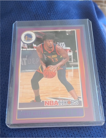 2021-22 Panini NBA Hoops #58 James Wiseman — front