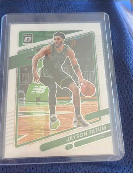 2021-22 Panini Donruss Optic #25 Jayson Tatum — front