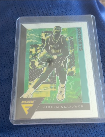 2020-21 Panini Flux #195 Hakeem Olajuwon — front