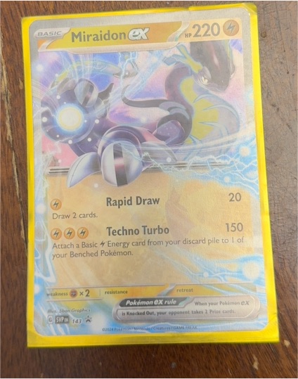 2023 Pokémon SV Promo #143 Miraidon ex — front