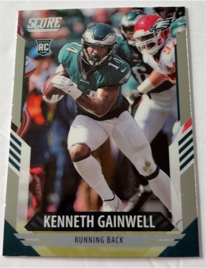 2021 Panini Chronicles Score #417 Kenneth Gainwell — front