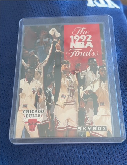 1992-93 SkyBox #318 The 1992 NBA Finals Michael Jordan — front
