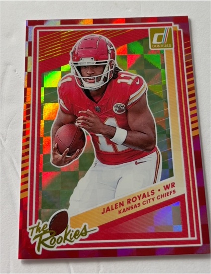 2025 Donruss #27 Jalen Royals The Rookies — front