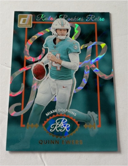 2025 Donruss Rated Rookies Retro #13 Quinn Ewers — front