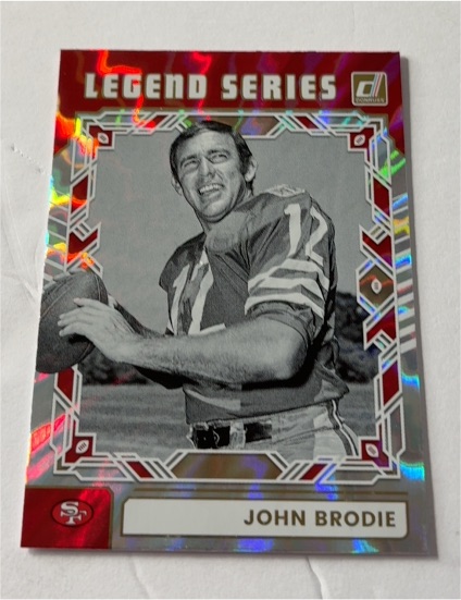 2025 Donruss Legend Series #TLS-JBR John Brodie — front