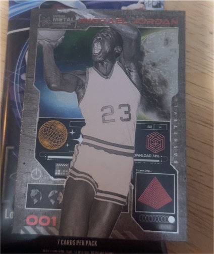 2023 Skybox Metal Universe Champions #001 Michael Jordan — front