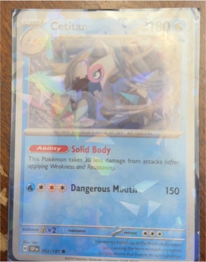 2023 Pokemon Scarlet & Violet #054 Cetitan — front