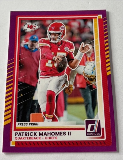 2025 Panini Donruss #48 Patrick Mahomes II — front