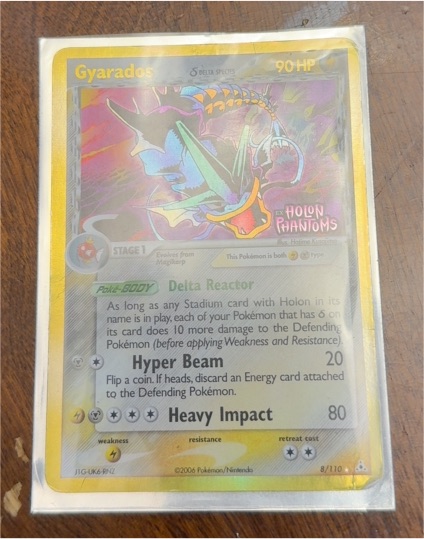 2006 Pokémon Holon Phantoms #8 Gyarados Delta Species — front