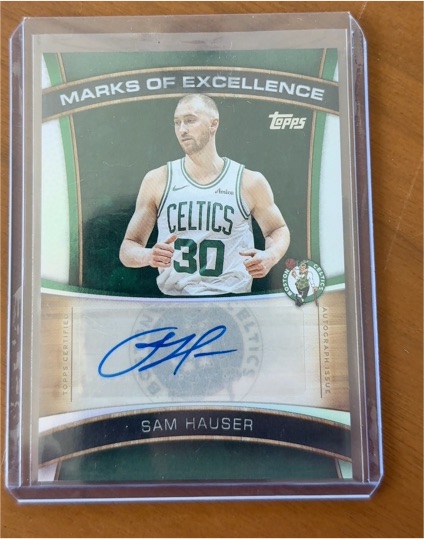 2025-26 Topps Basketball #ME-SH Sam Hauser — front