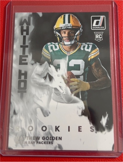 2025 Donruss White Hot Rookies #Matthew Golden — front