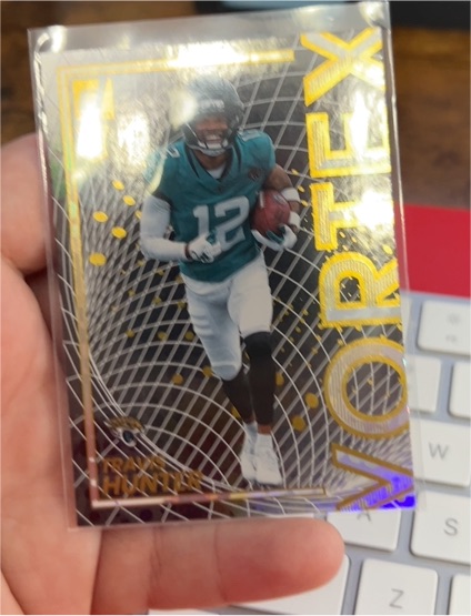 2025 Panini Donruss Vortex #3 Travis Hunter — front