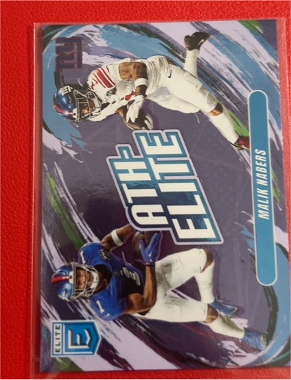 2025 Panini Donruss Elite #4 Malik Nabers Ath-Elite — front