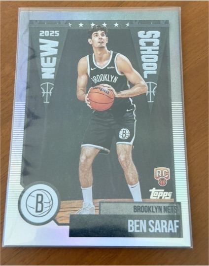 2025-26 Topps New School #NS-26 Ben Saraf — front